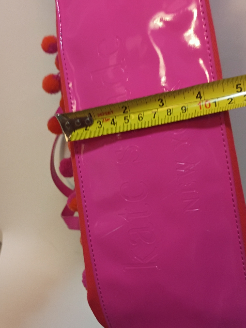 kate spade Pink Jump For Joy Orange And Pink Tote - Picture 5 of 11